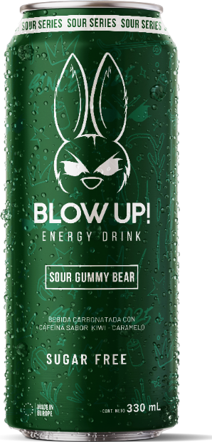Lata Blow Up! Sour Gummy Bear